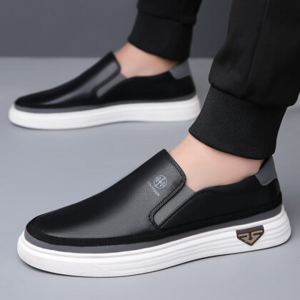 Baskets Business en Cuir
